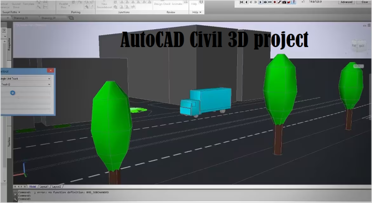 Do AutoCAD Civil 3D project