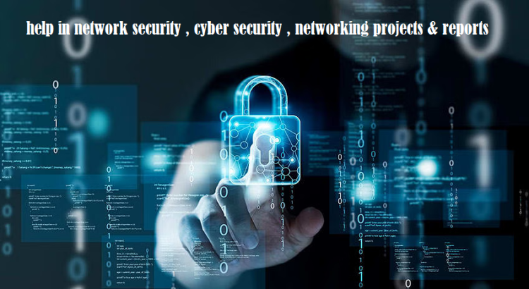 I will help in network security, cyber security, networking projects & reports