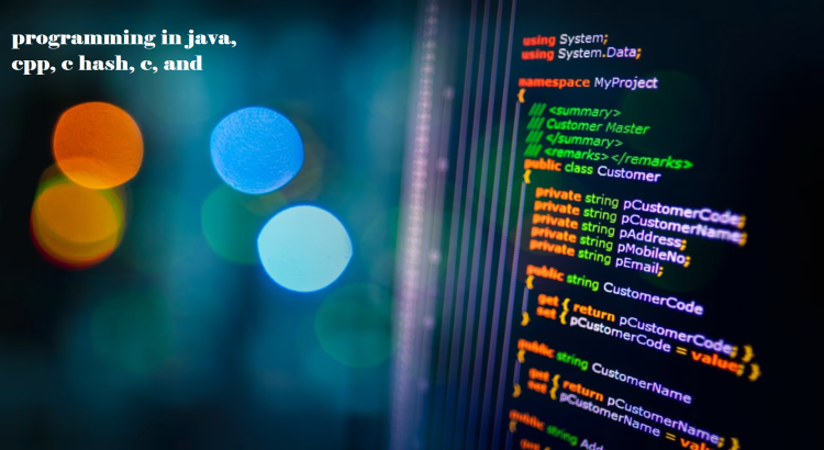 do programming in java, cpp, c hash, c, and python
