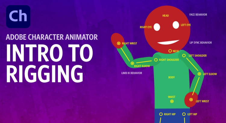 I will create an adobe character animator puppet rig