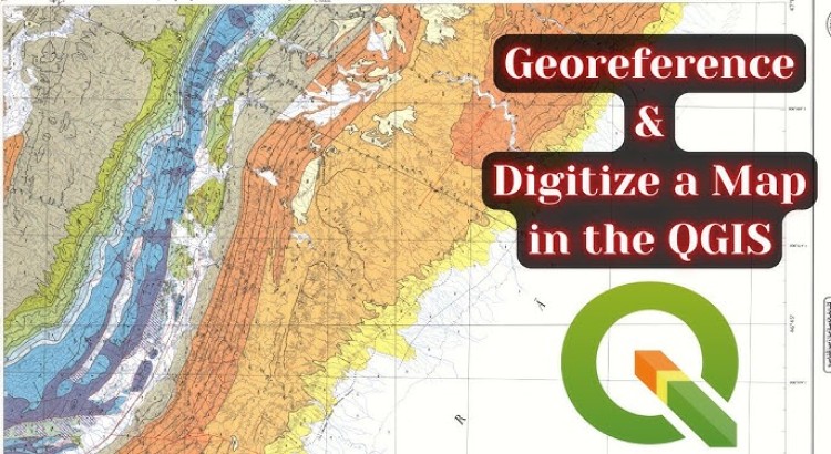 I will do digitizing and georeferencing with qgis and arcmap
