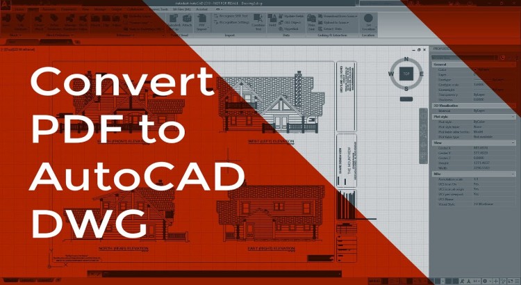 I will convert pdf, sketch or image drawing to autocad