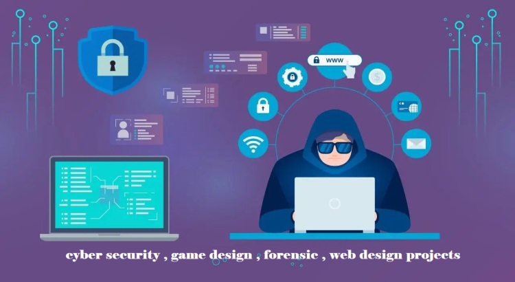 I will do cyber security , game design , forensic , web design projects