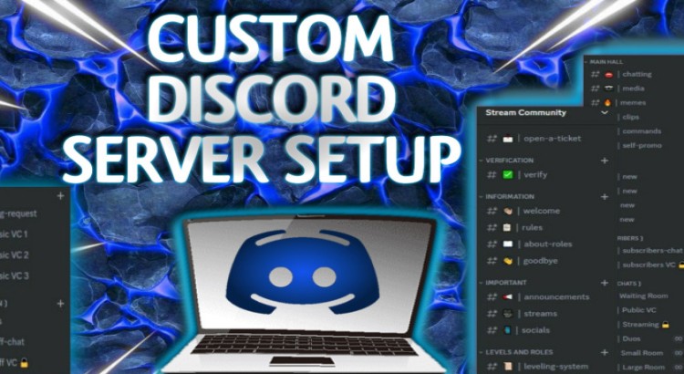 I will setup a custom discord server for your community