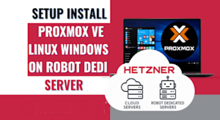 setup proxmox ve hetzner dedicated server vmware install linux windows vms