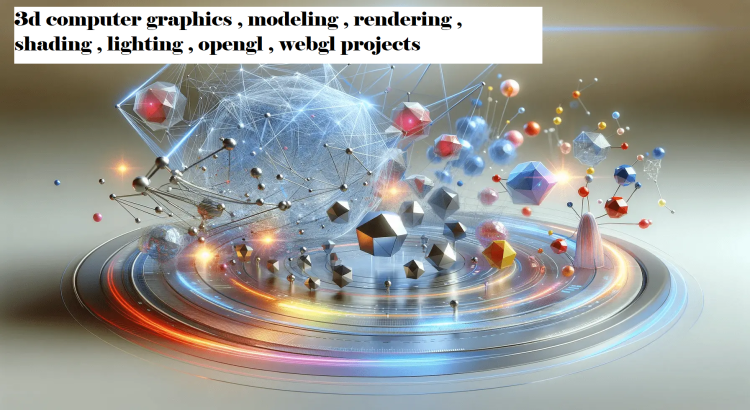I will do 3d computer graphics , modeling , rendering , shading , lighting , opengl , webgl projects