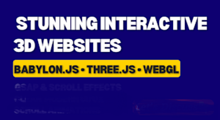 I will create a 3d web application with three js, gsap, webgl, lenis, babylon js