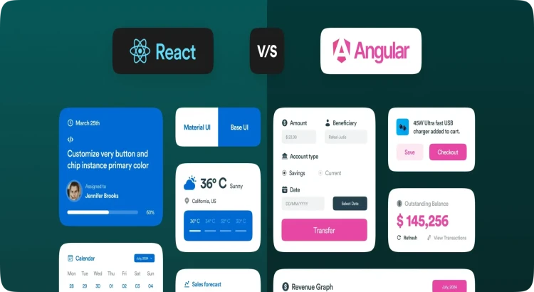 I will develop custom web app in angular or react with nodejs backend